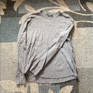 lucky brand long sleeve waffle shirt